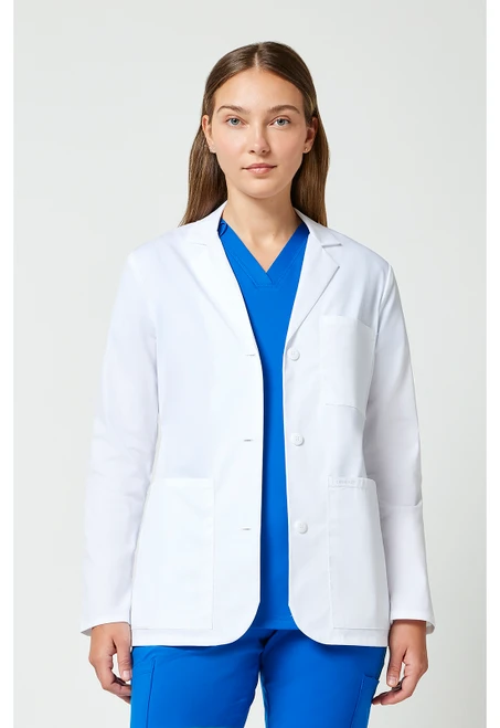 Cherokee Project Lab Women's 28 Inch Consultation Coat - White