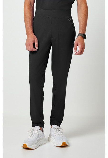 Healing Hands Purple Label Men's Dante Jogger Scrub Pants - Black