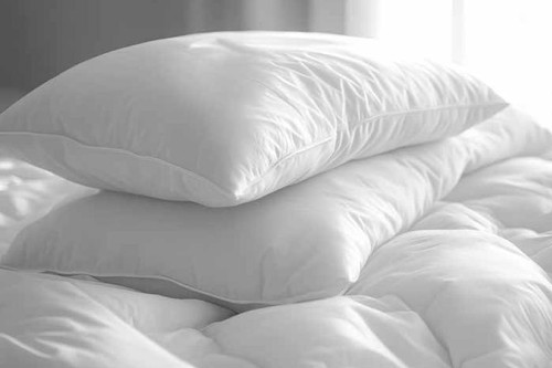 Welspun Bloomloft 230TC cotton shell hospitality hotel pillow, white