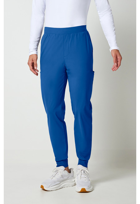 Cherokee In Pursuit Men's Jogger Scrub Pants - Royal