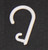 Plastic Single Open End Hooks Kartri