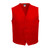 Unisex Uniform Vest, 2 Pocket, Red Fame Fabrics