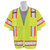S680 Solid Front Mesh Back Surveyor Safety Vest (Class 3) ERB Safety Products