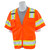S680 Solid Front Mesh Back Surveyor Safety Vest (Class 3) ERB Safety Products