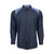 Motorsport Long Sleeve Work Shirt, Navy with Postman Blue Pinnacle Textile Industries