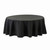 Seamless Black 132" Rounds Tablecloth BLC Textiles