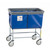 Elevated Rolling Laundry Cart, 4 Bushel - 464SOB/B R&B Wire