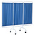 3 Panel Privacy Screen, Blue, Antimicrobial - PSS-3C/AM/BF R&B Wire