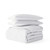Quilted Coverlet Set In Solid Color Floral Stitch ienjoy home