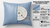 Blue Micro-Perforated Premium Staph Check Pillows Stillwaters Pillows