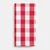 52x52 Woven Red Check Square Tablecloth