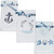 6 Piece Finger Tip Towel in Bulk, White Embroidered Classic Turkish Towels