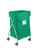Collapsible Narrow Laundry Hamper - With Forest Green Vinyl Bag R&B Wire