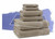 Allure Turkish Stone Towel Collection by Still Water Linens – 6-Piece Set