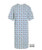 Twill Hospital Patient Gown With Blue Background Still Water Linens