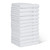 Serenity Luxury Hotel Collection Turkish Towels White – 12-Piece Wash Cloth Set