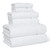 Serenity Luxury Hotel Collection Turkish Towels White – 6-Piece Towel Set