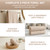 Serenity Luxury Hotel Collection 6-Piece Turkish Towel Set Taupe – 6-Piece Towel Set