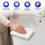 Luxury Piano Key Towels in White by Still Water – 12-Piece Washcloth Set
