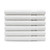 Premium Zero Twist Towels in White by Still Water – 6-Piece Hand Towel Set