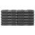 Premium Zero Twist Towels in Grey by Still Water – 12-Piece Washcloth Set