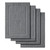 Premium Zero Twist Towels in Grey by Still Water – 4-Piece Bath Mat Set