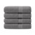 Premium Zero Twist Towels in Grey by Still Water – 4-Piece Bath Towel Set