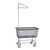 6 Bushel Mega Capacity "Big Dog" Wire Laundry Cart with Single Pole Rack R&B Wire