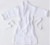 OXFORD Double Gauze Kimono Bathrobes – White With White Piping