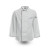 White C851S Executive Stretch Long Sleeve Master Chef Coat
