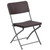 Rattan Folding Chairs - Hensley Indoor-Outdoor Folding Chair with Steel Frame