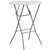 Cocktail & Bar-Height Folding Tables - Round Plastic Pub Tables - 32" Round - Bar Height (Granite White)