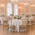 Gold Resin Chiavari Chairs at a wedding reception