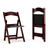 Plastic Folding Chairs - Commercial Resin Event & Party Folding Chairs - Premium Resin Red Mahogany