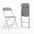 Plastic Folding Chairs - Commercial Resin Event & Party Folding Chairs - Plastic Comfort Gray