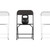 Plastic Folding Chairs - Commercial Resin Event & Party Folding Chairs - Big & Tall Extra-Wide Black
