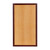 Glenbrook High-Gloss Resin Table Tops - Commercial Restaurant Table Tops - 2-Tone Cherry / Mahogany 24" x 30" Rectangular