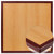 Glenbrook High-Gloss Resin Table Tops - Commercial Restaurant Table Tops - 2-Tone Cherry / Mahogany 36" Square