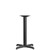 Beverly Restaurant Table Bases - Commercial Cast-Iron Table & Bar Height Bases - 22" x 22" X-Base Table Height