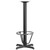 Beverly Restaurant Table Bases - Commercial Cast-Iron Table & Bar Height Bases - 22" x 22" X-Base Bar Height + Foot Ring