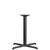 Beverly Restaurant Table Bases - Commercial Cast-Iron Table & Bar Height Bases - 30" x 30" X-Base Table Height