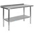 NSF Stainless Steel 18 Gauge Prep and Work Table with Undershelf