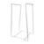 Grey Metal Cloth Hanger Rack Stand
