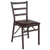 Metal Folding Chairs - Ladder Back Vinyl Brown