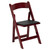 Wood Folding Chairs - Mahogany