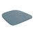 Perry Poly Resin Wood Seats - Round Teal Blue