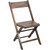 Slatted Wood Folding Chairs - Natalie - Antique Black