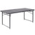 Mills 4-Foot Height Adjustable Bi-Fold Plastic Folding Table with Carrying Handle