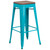 Murray 30" Backless Barstool with Square Wood Seat