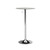 Chad 23.5" Round Adjustable Height Glass Table